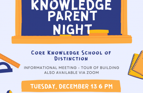 Flyer for parent night