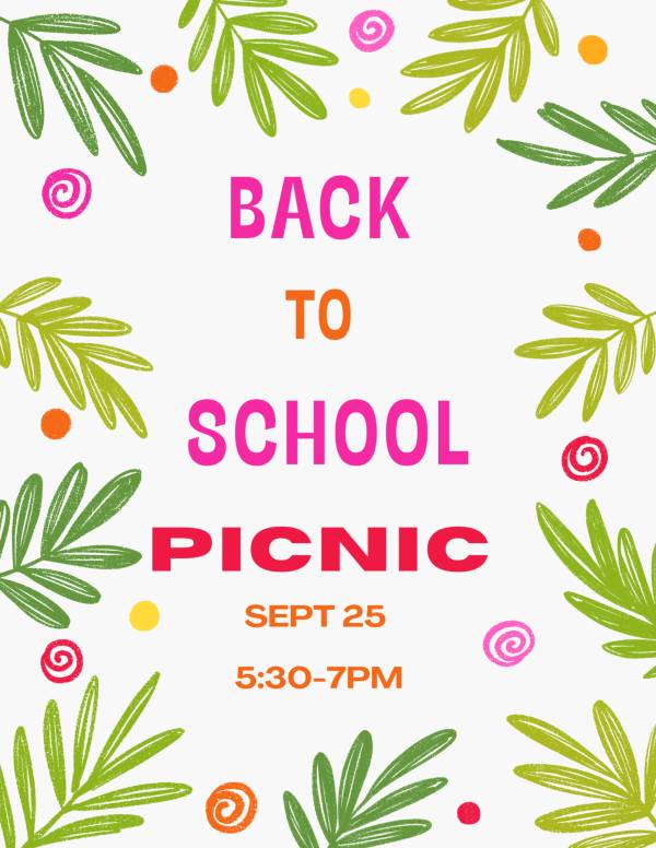 back to school picnic poster